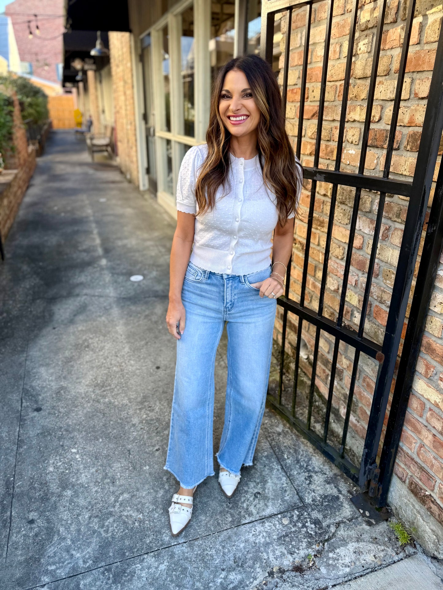 Janelle Textured Knit Cardigan