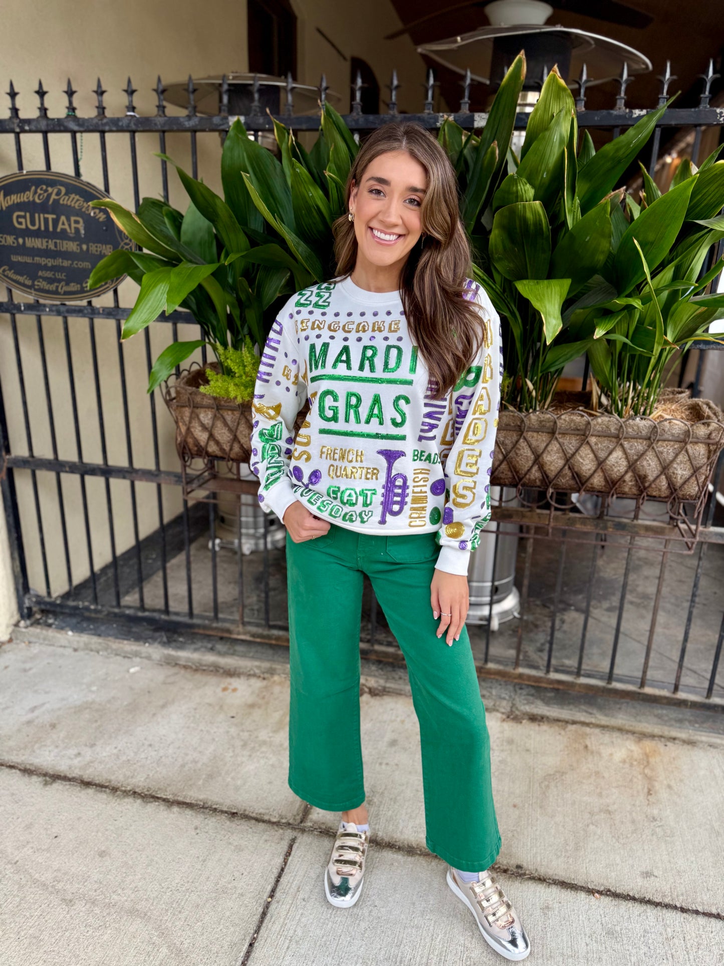 All Things Mardi Gras Sweater