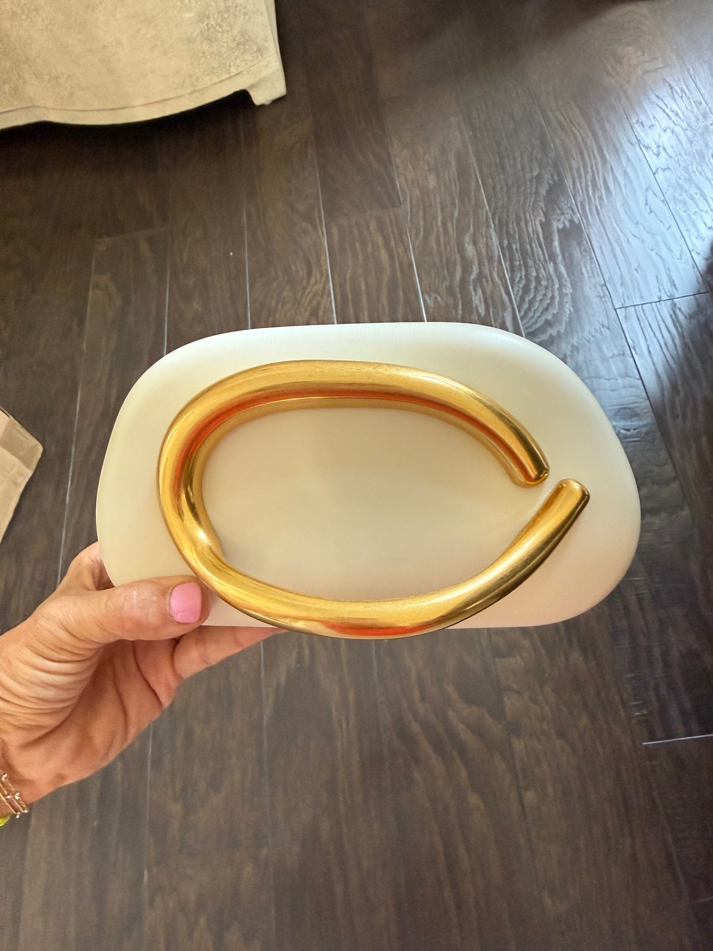 Jackson Evening Clutch- Ivory