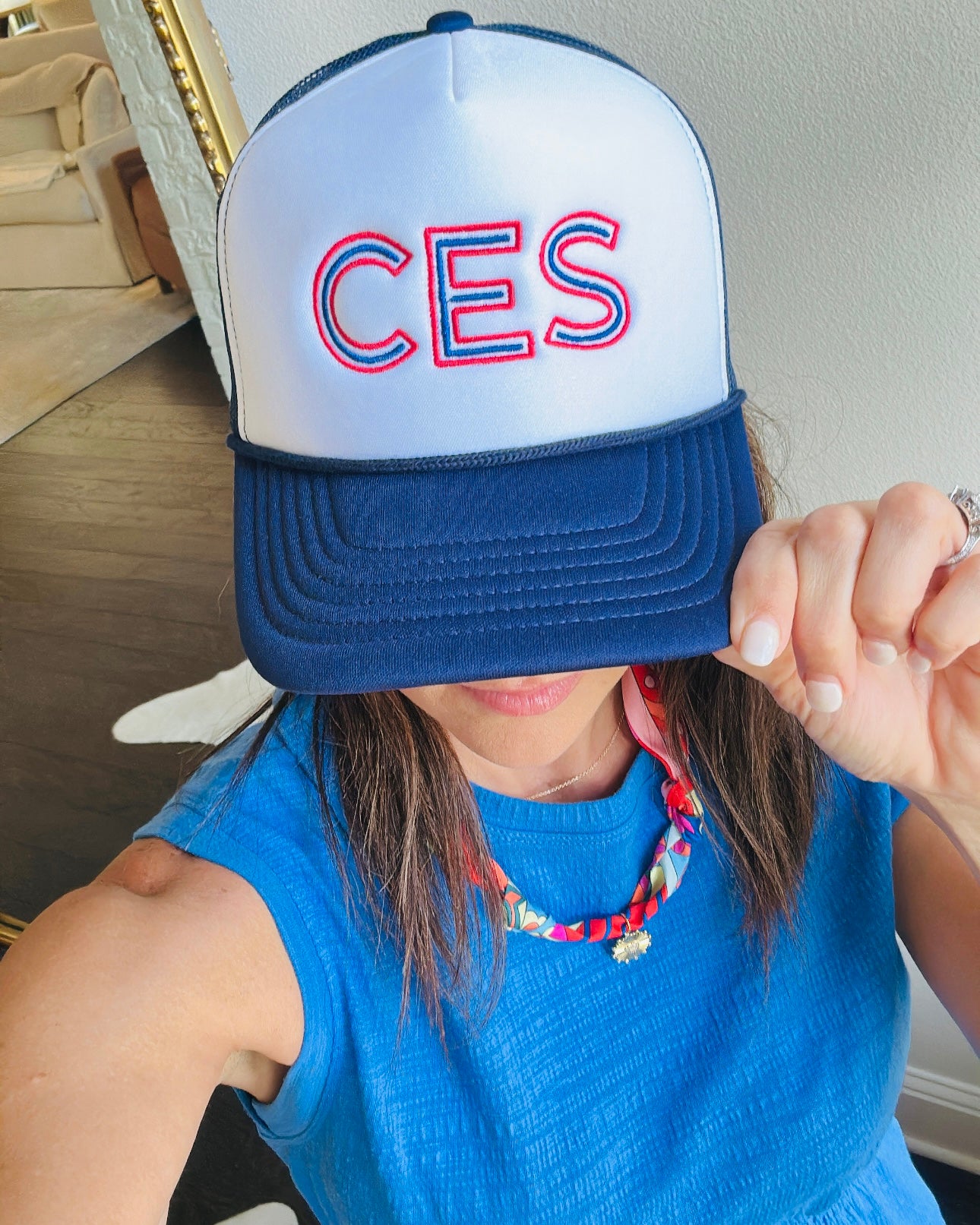 CES Trucker Hat- Navy