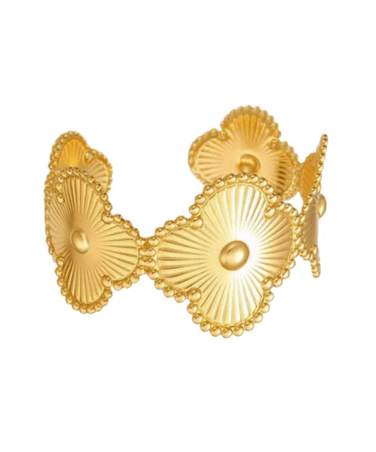 Clover Cuff Bracelet
