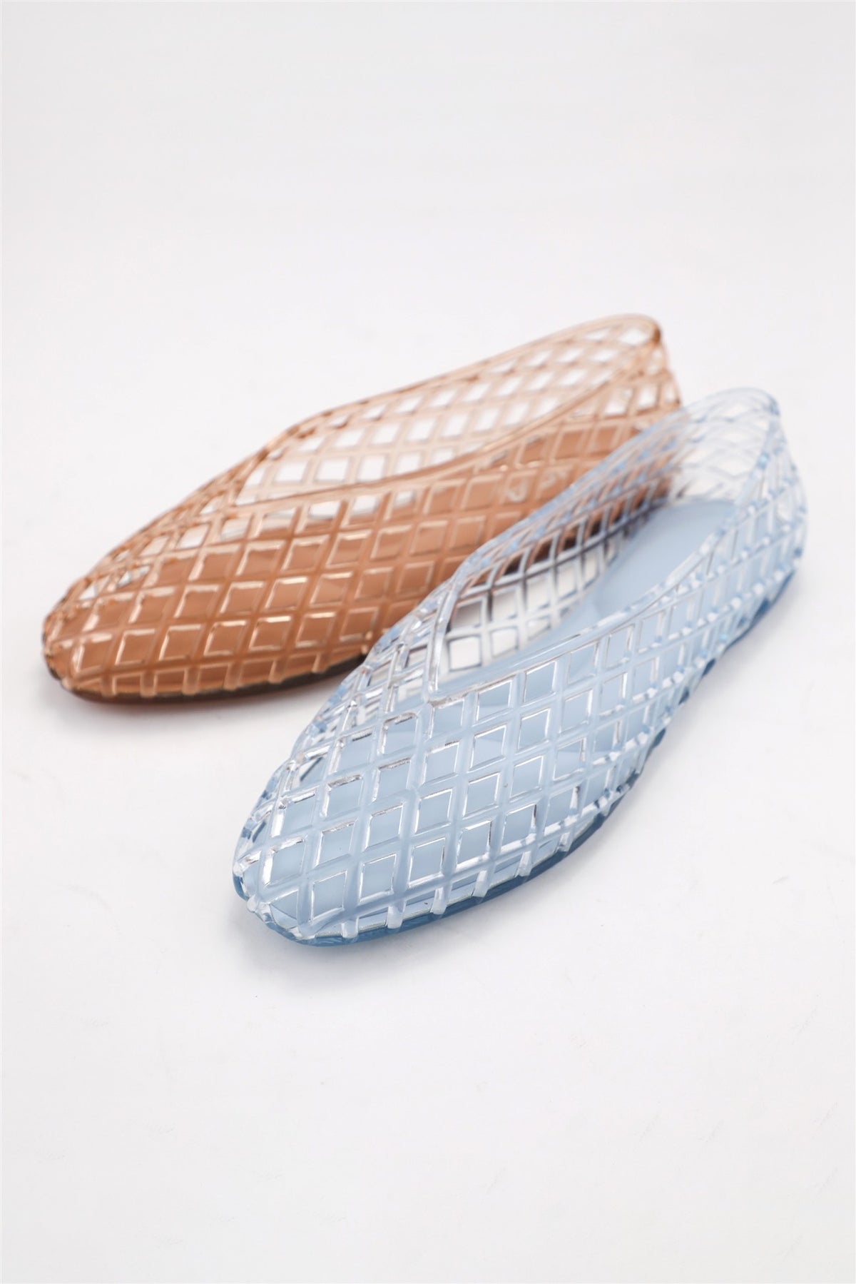 User Jelly Ballet Flats- Nude