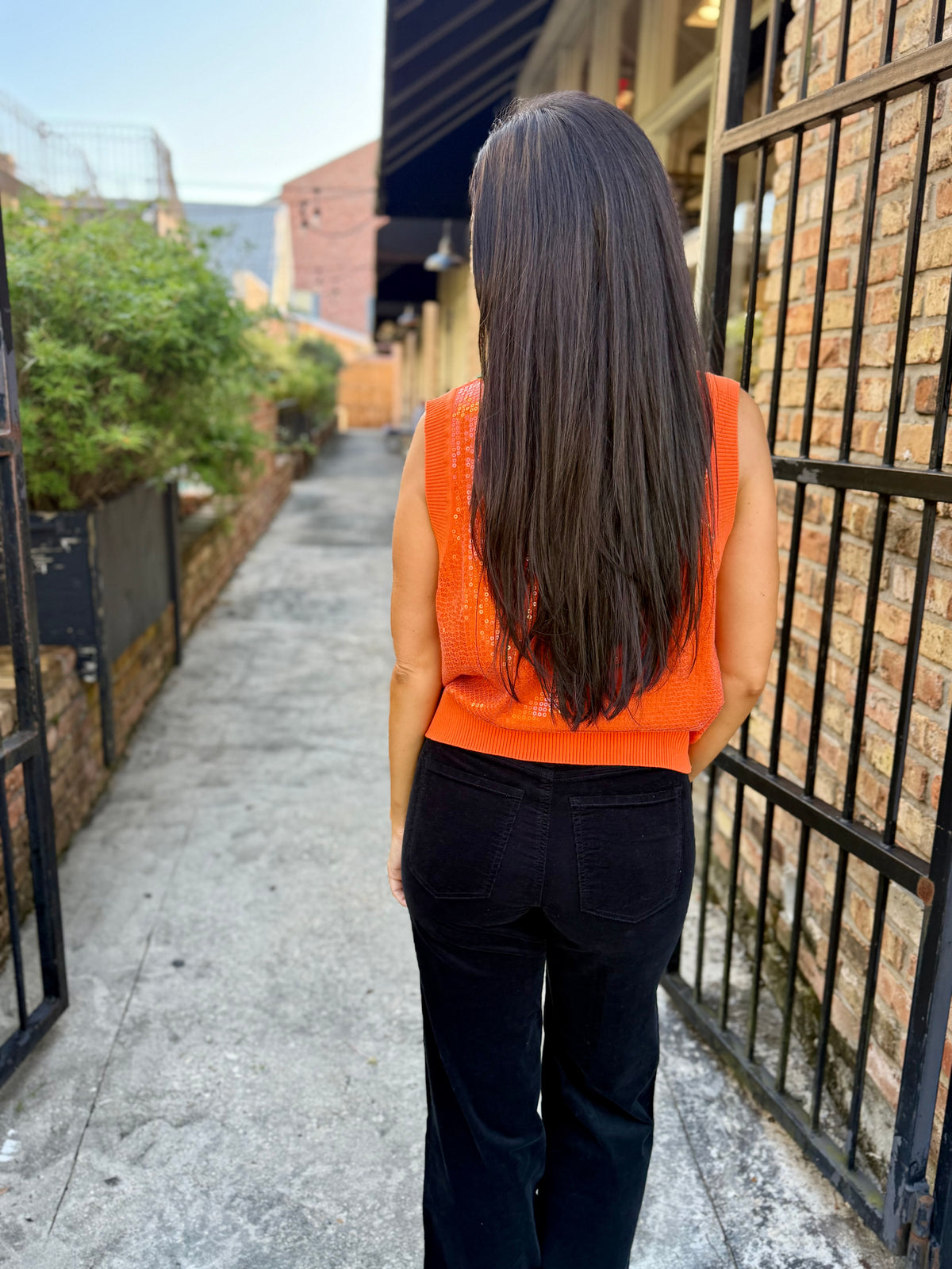 Queen Pumpkin Face Collar Button Up Vest
