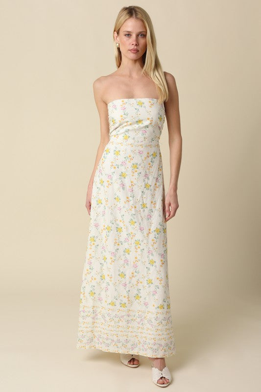 Nicole Strapless Maxi Dress