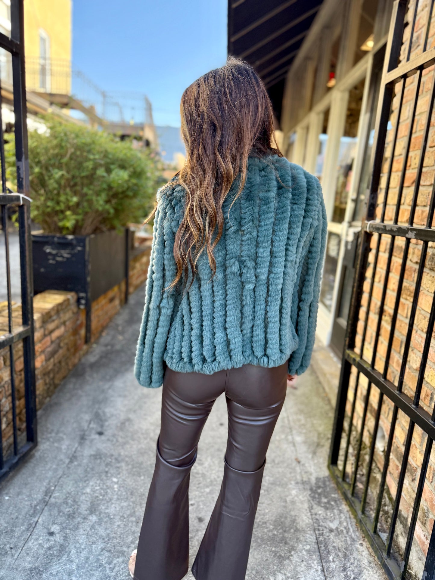 Rosa Fur Jacket- Jungle