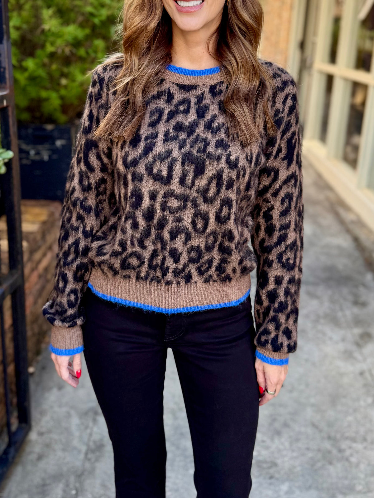 Lenny Leopard Sweater