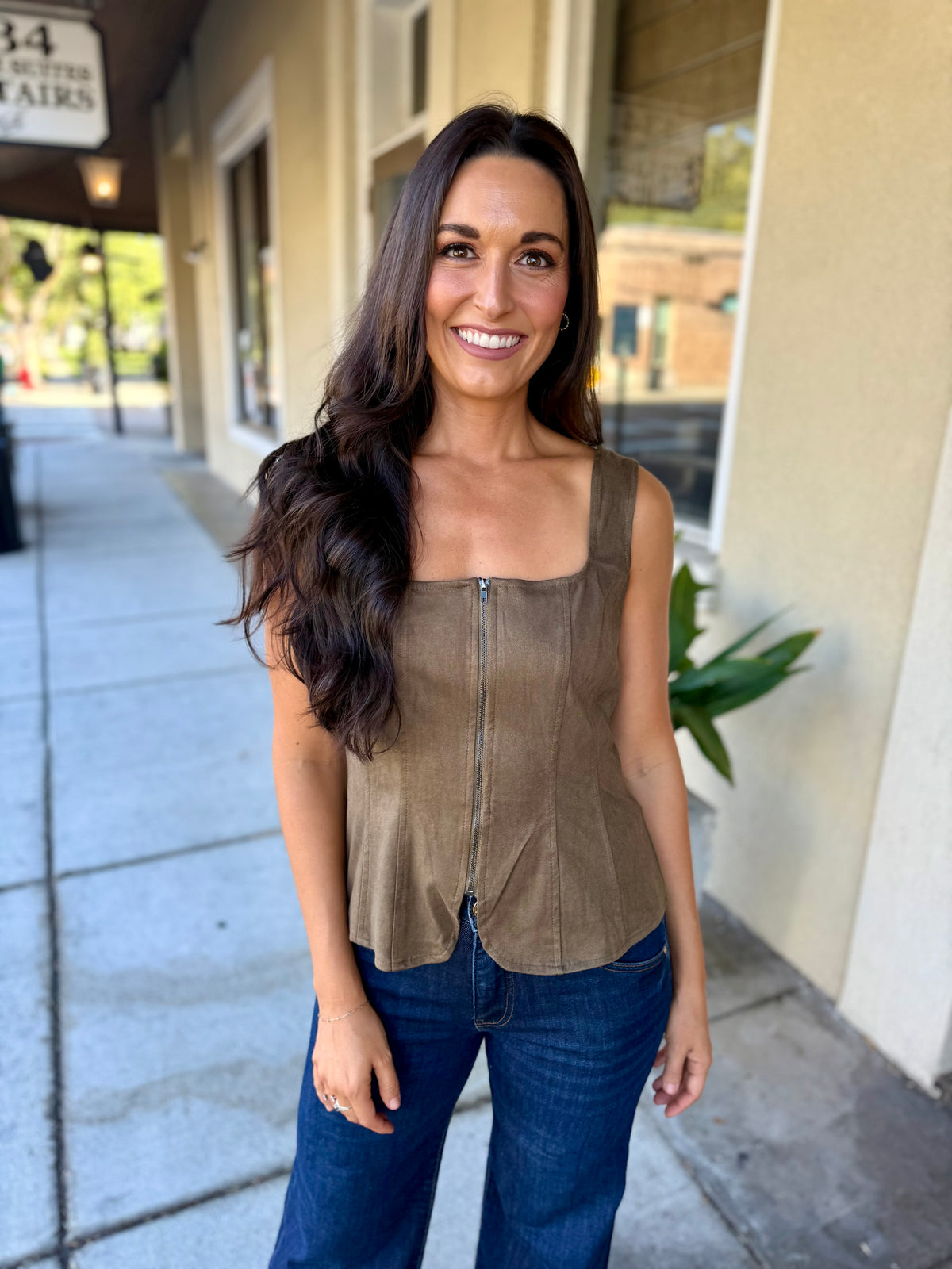 Urban Fall Top- Olive