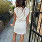 Z Supply Rowan Textured Dress- Whisper White