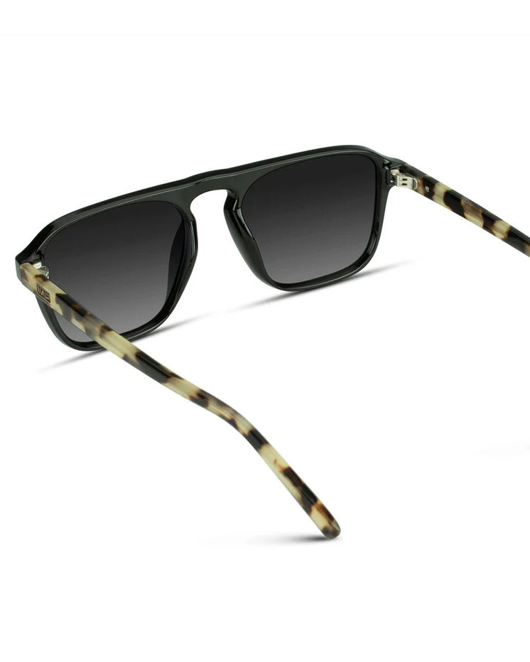 Sunglasses- Emerson Black Beige Tort/Black