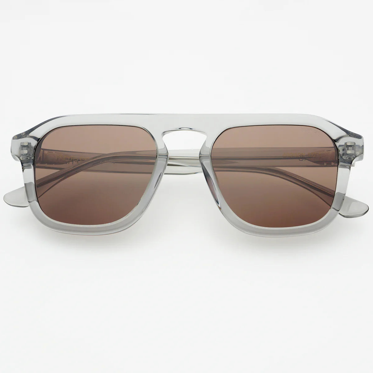 Sunglasses- Addison Crystal Gray/Brown (192-1)