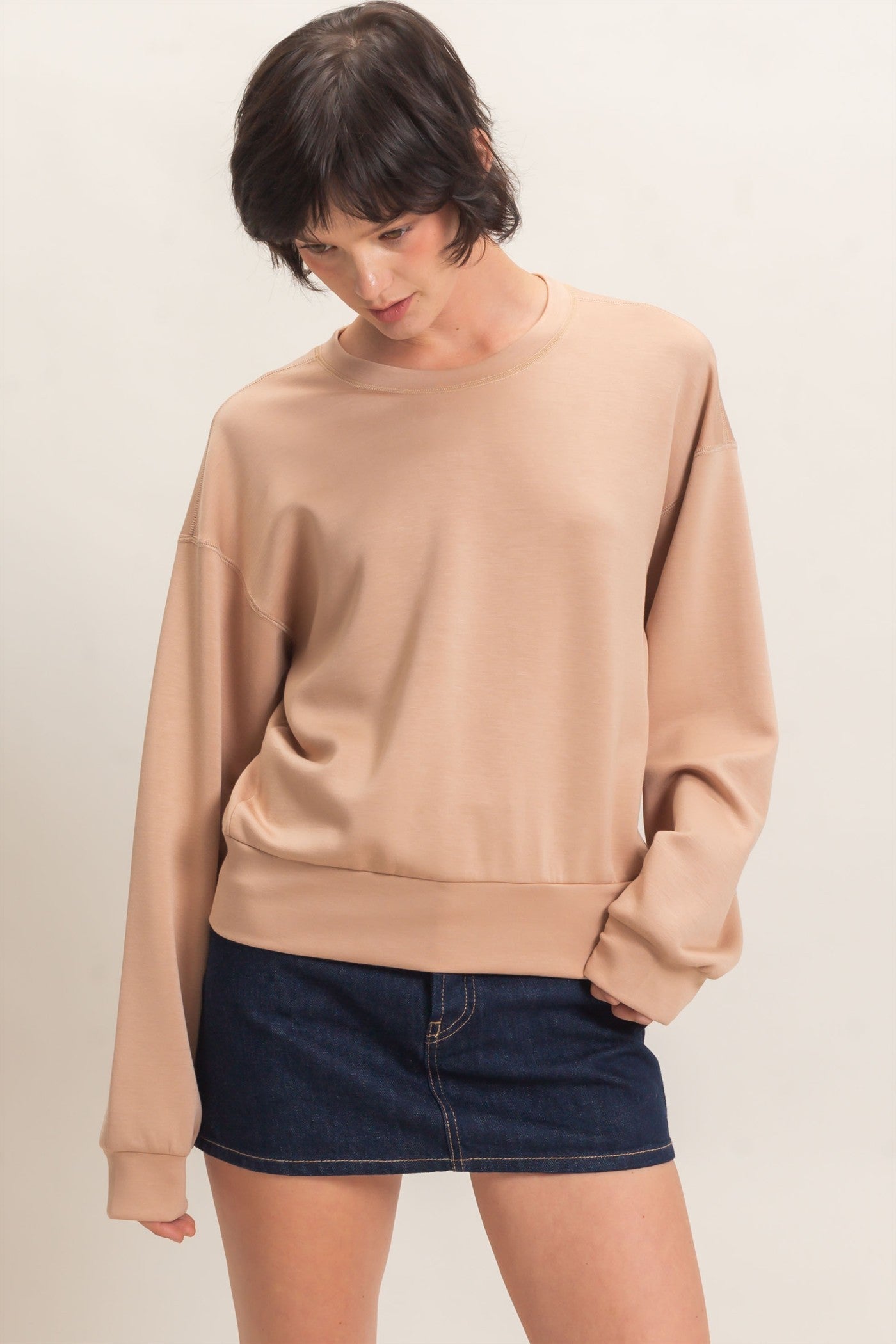 Sebastian Sweatshirt- Dark Taupe