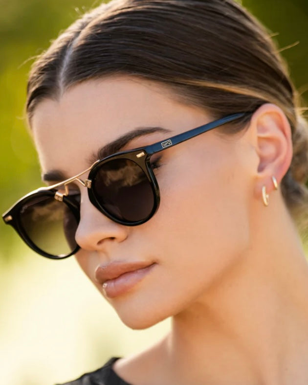 Sunglasses- Skyler Black/Black Lens