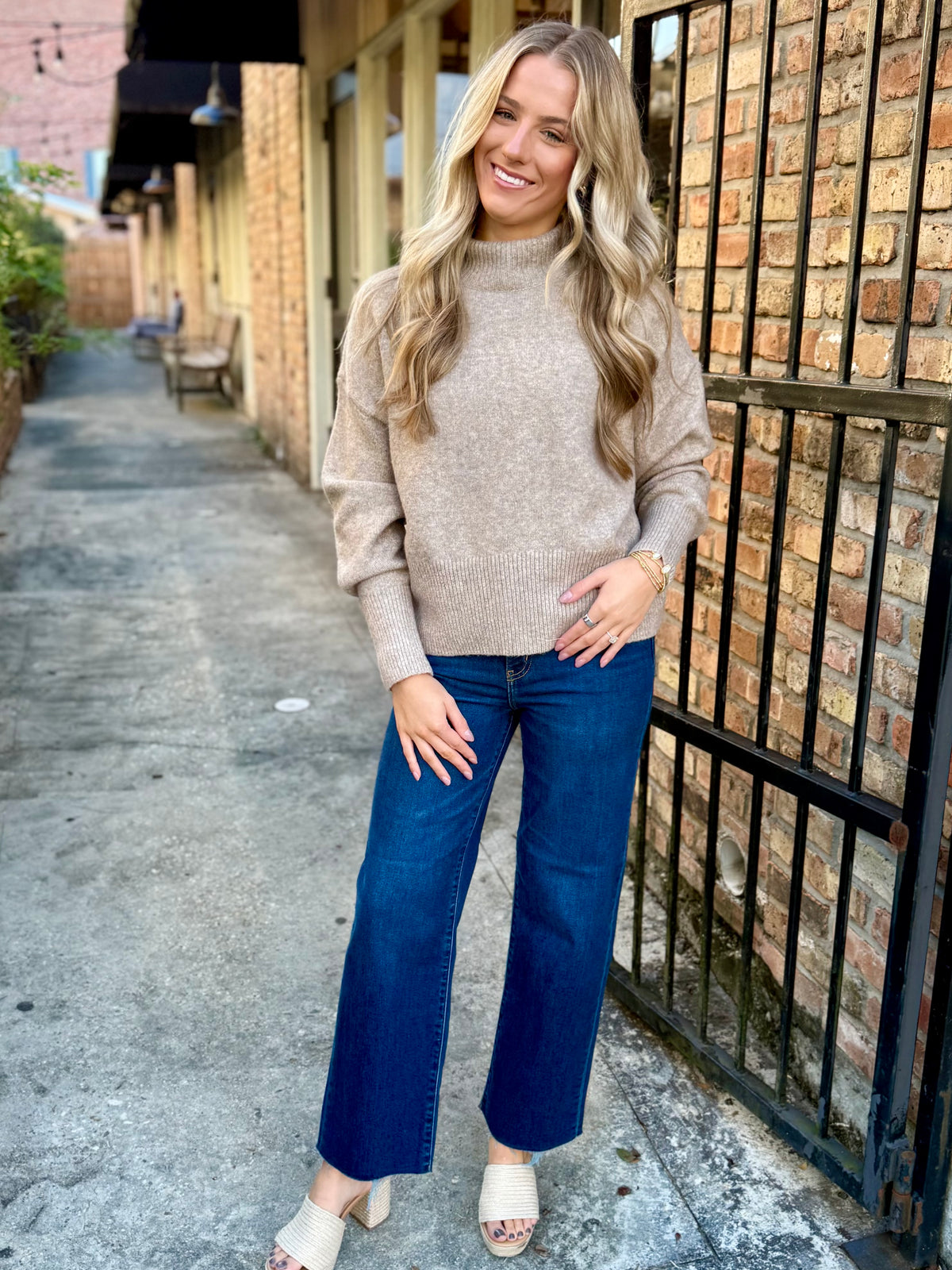 Carlos Turtleneck Sweater- Lt. Mocha