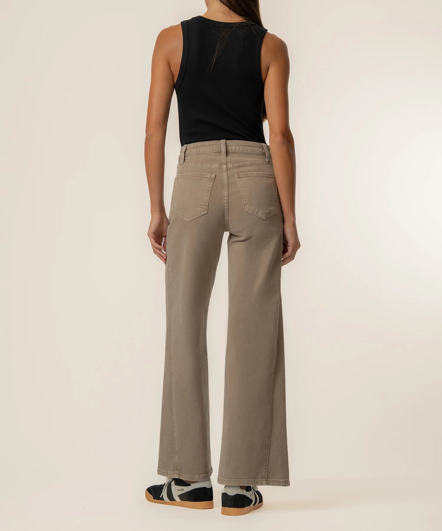 Meg (Milk Tea) HR Side Panel Denim