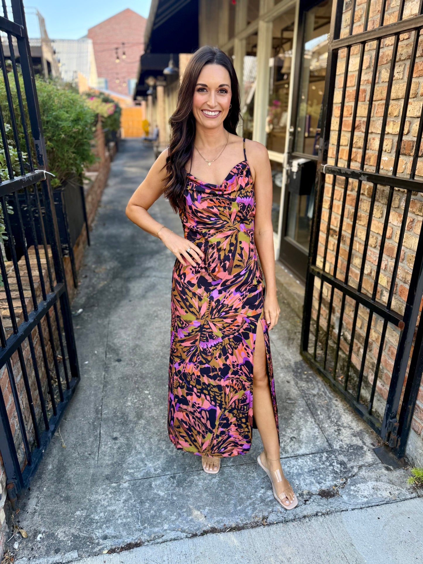 Butterfly Kiss Maxi Dress- Multi