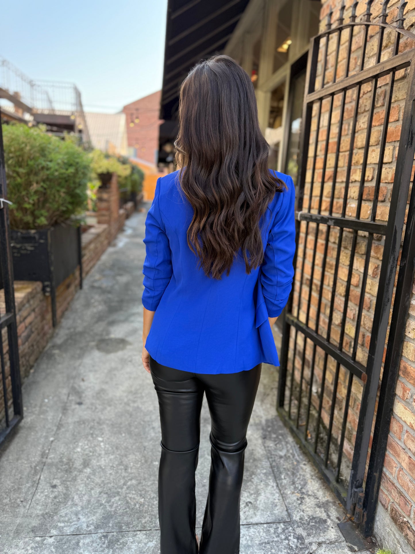 Luna Blazer- Royal Blue
