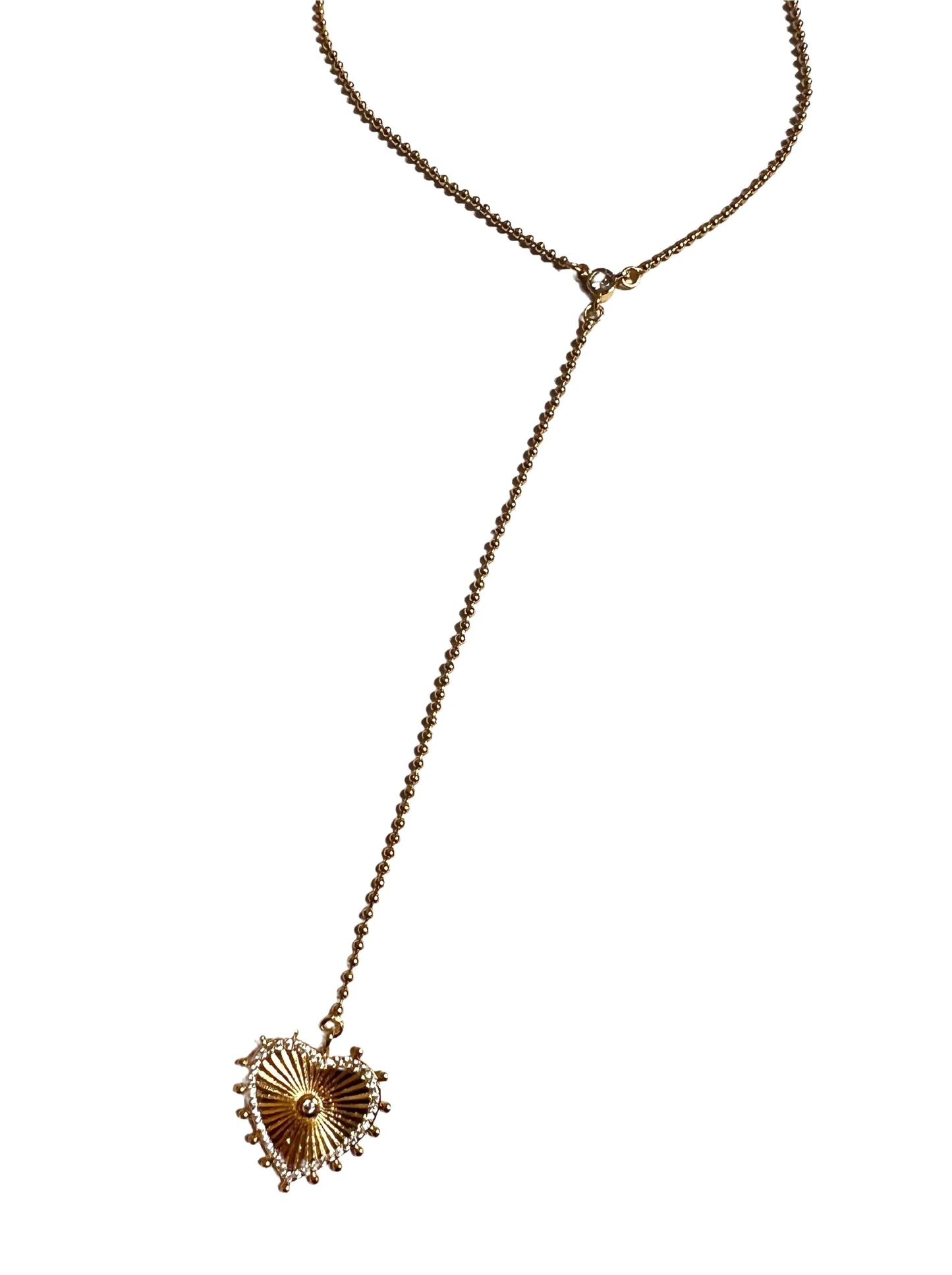 Amara Heart Necklace- Gold