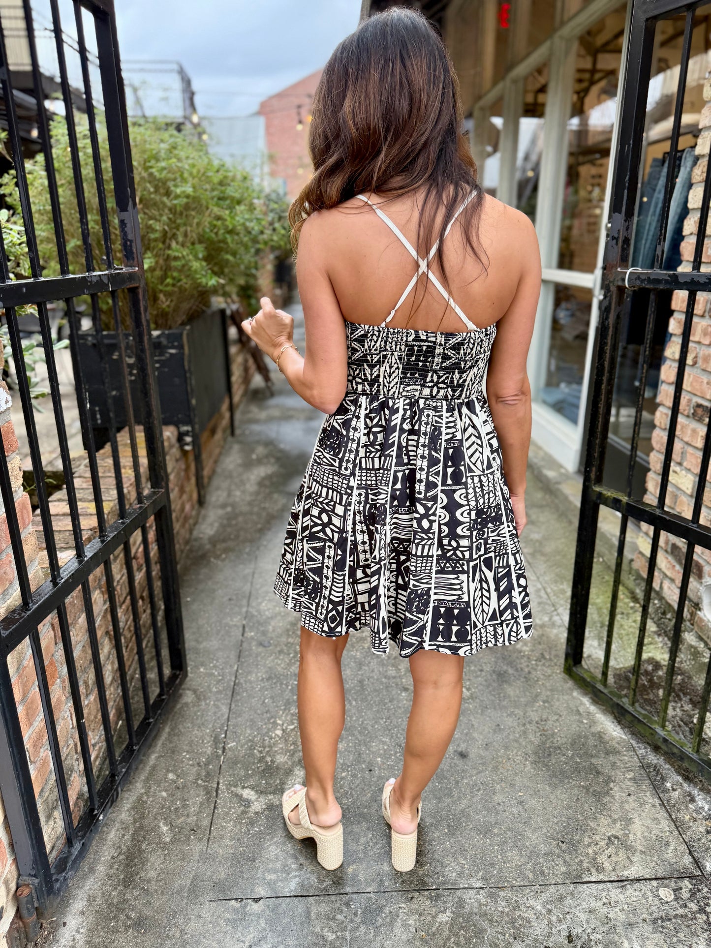 Nysa's Ink Mini Dress