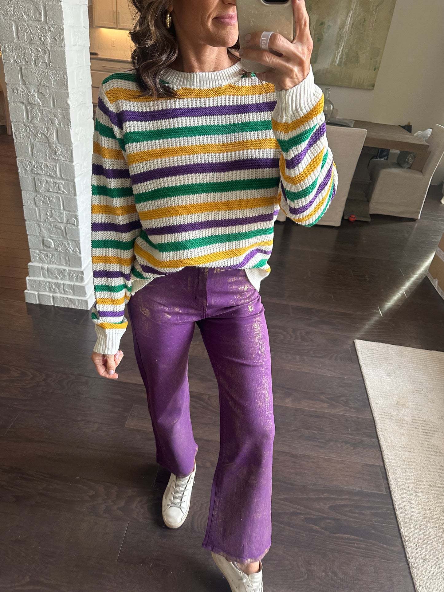 Baronne MG Stripe Sweater