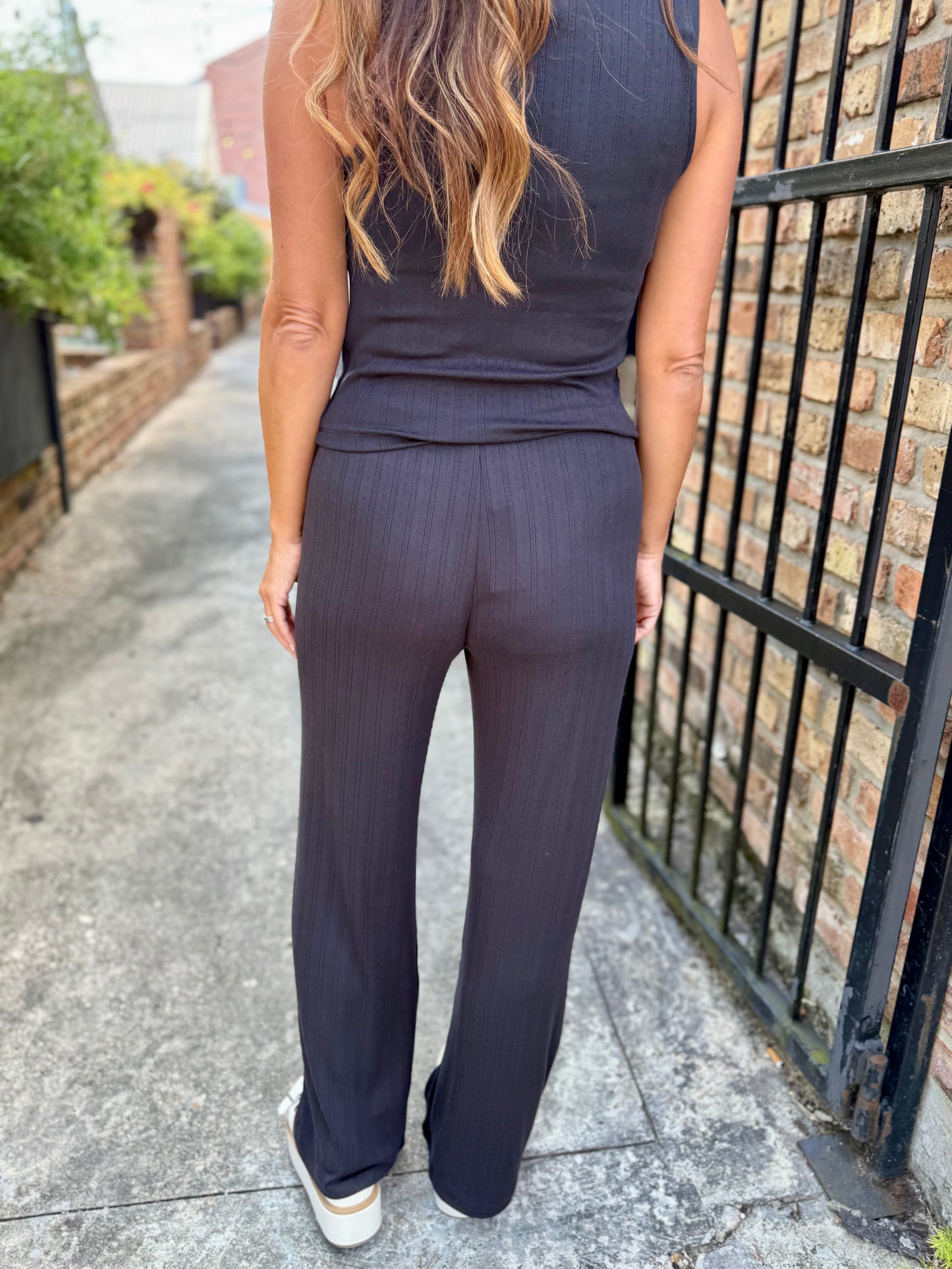 Z Supply Luxe Starry Eyed Pant- Black