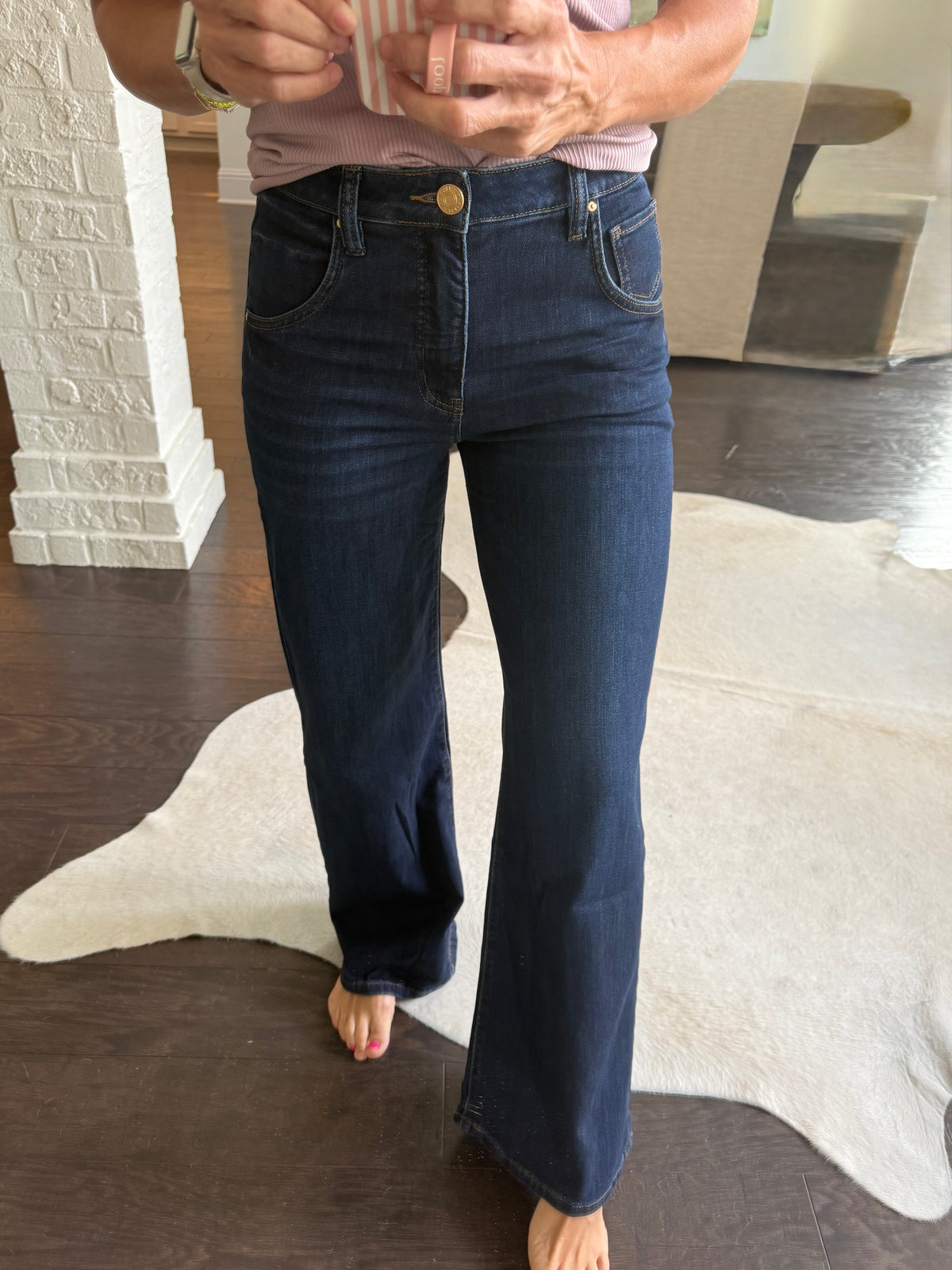 Maya (Angelically) HR Wide Leg Denim