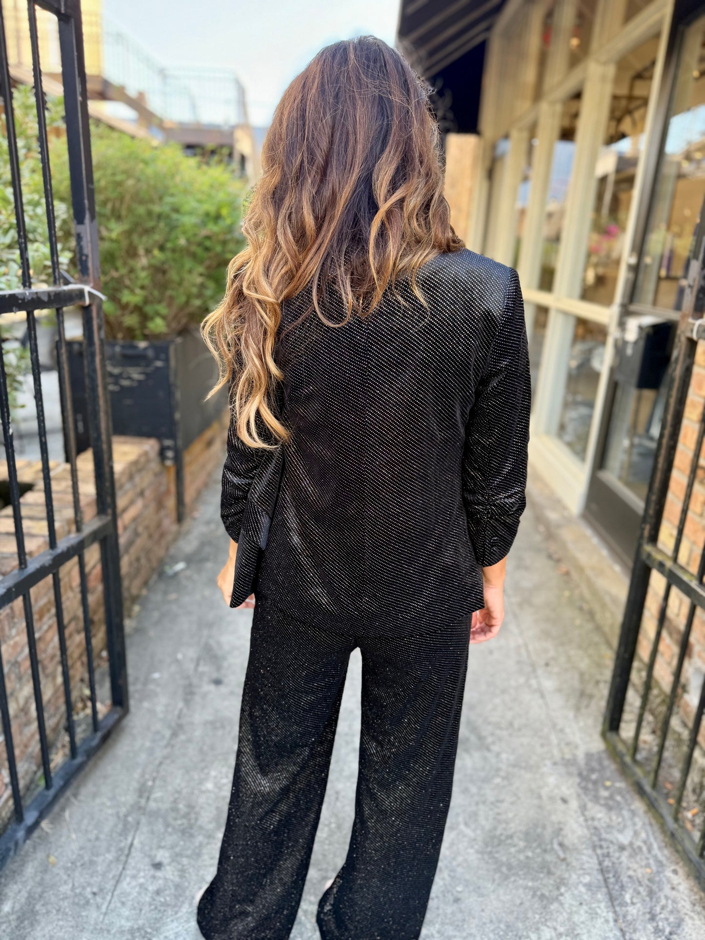 Watkins Embellished Pants- Black