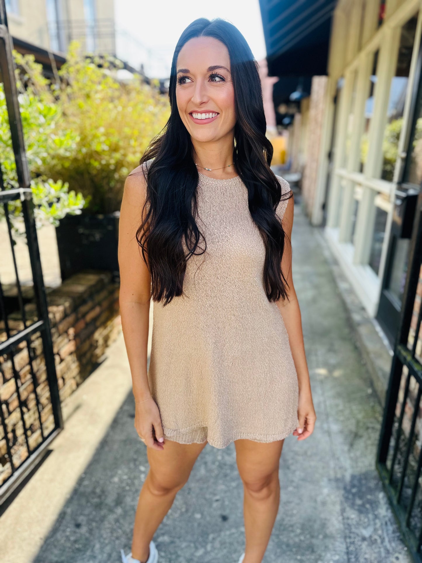 Dom Sweater Top- Tan