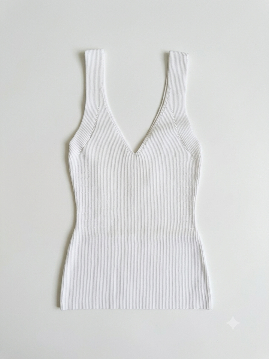 Kaia Tank Top- White