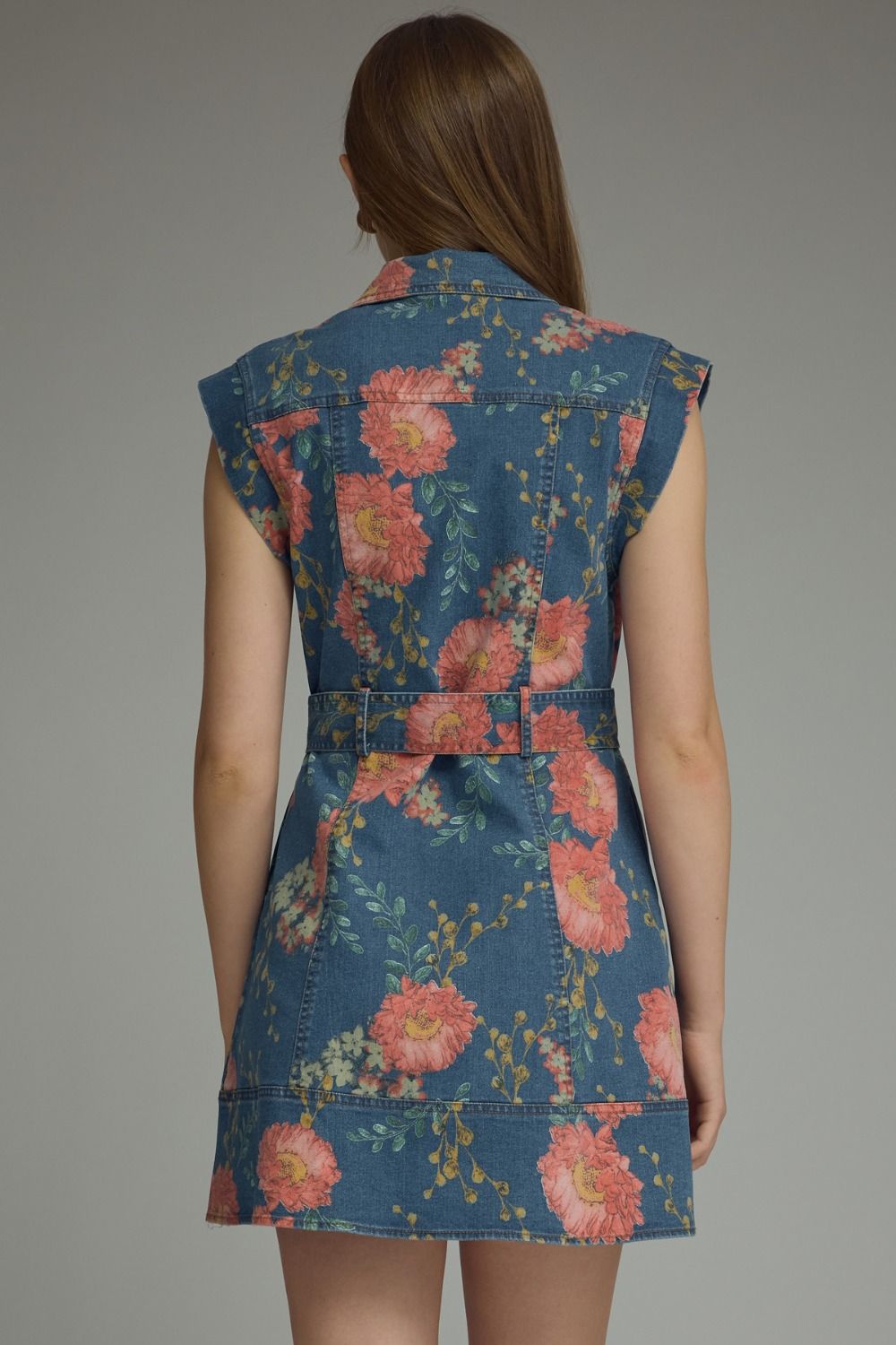Meadow Floral Denim Dress
