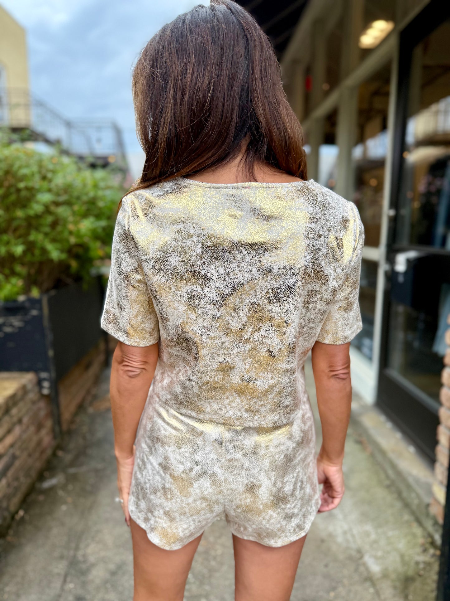 Nina Top- Gold Pointe