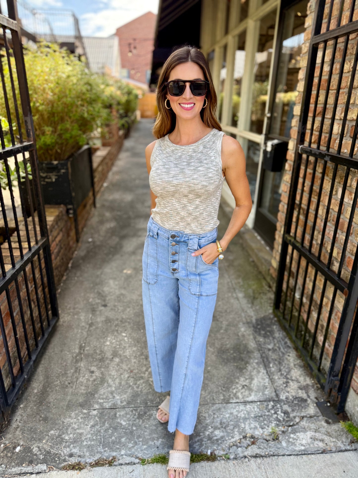 Meg (Tonel) HR Wide Leg Denim