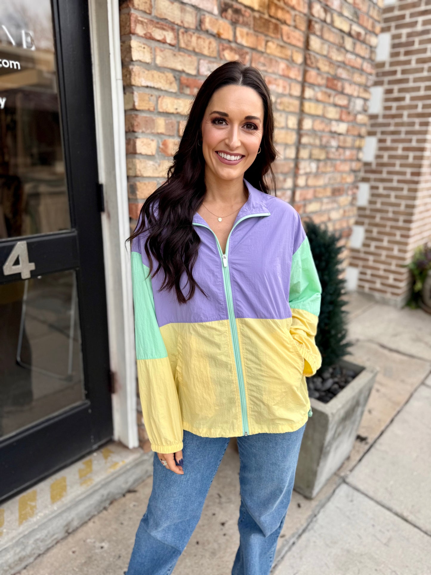 Mardi Pastel Windbreaker