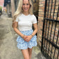 Jessica Floral Mini Skirt