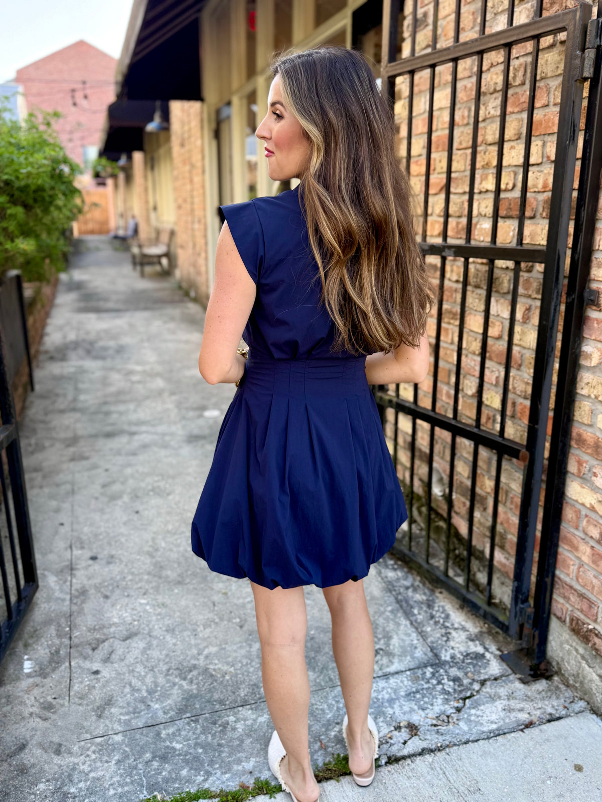 Dyanne Dress- Midnight Blue