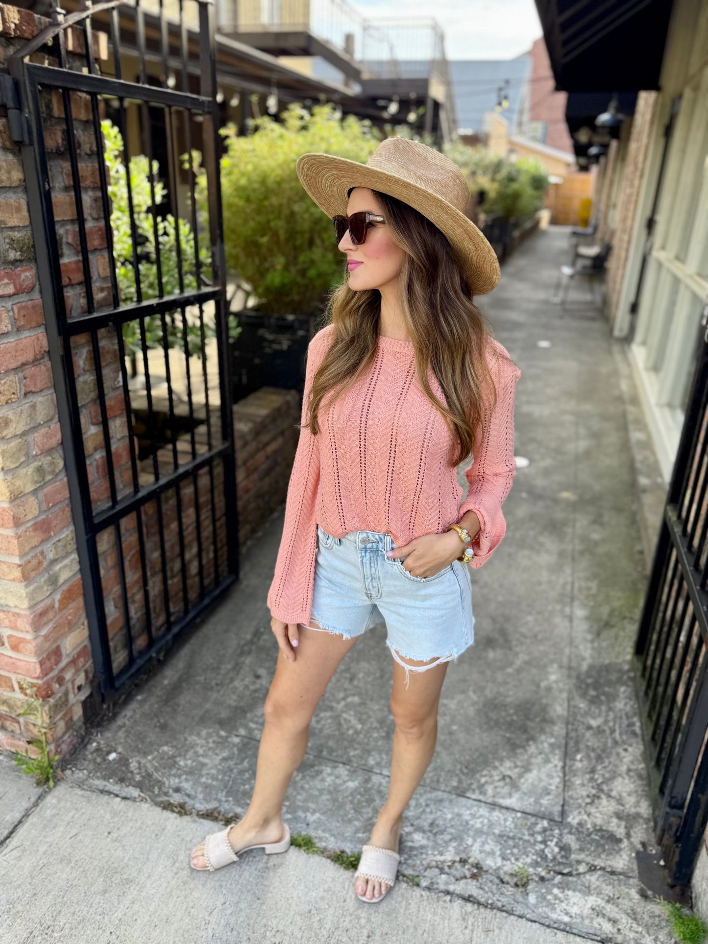 Good Vibrations Sweater- Apricot