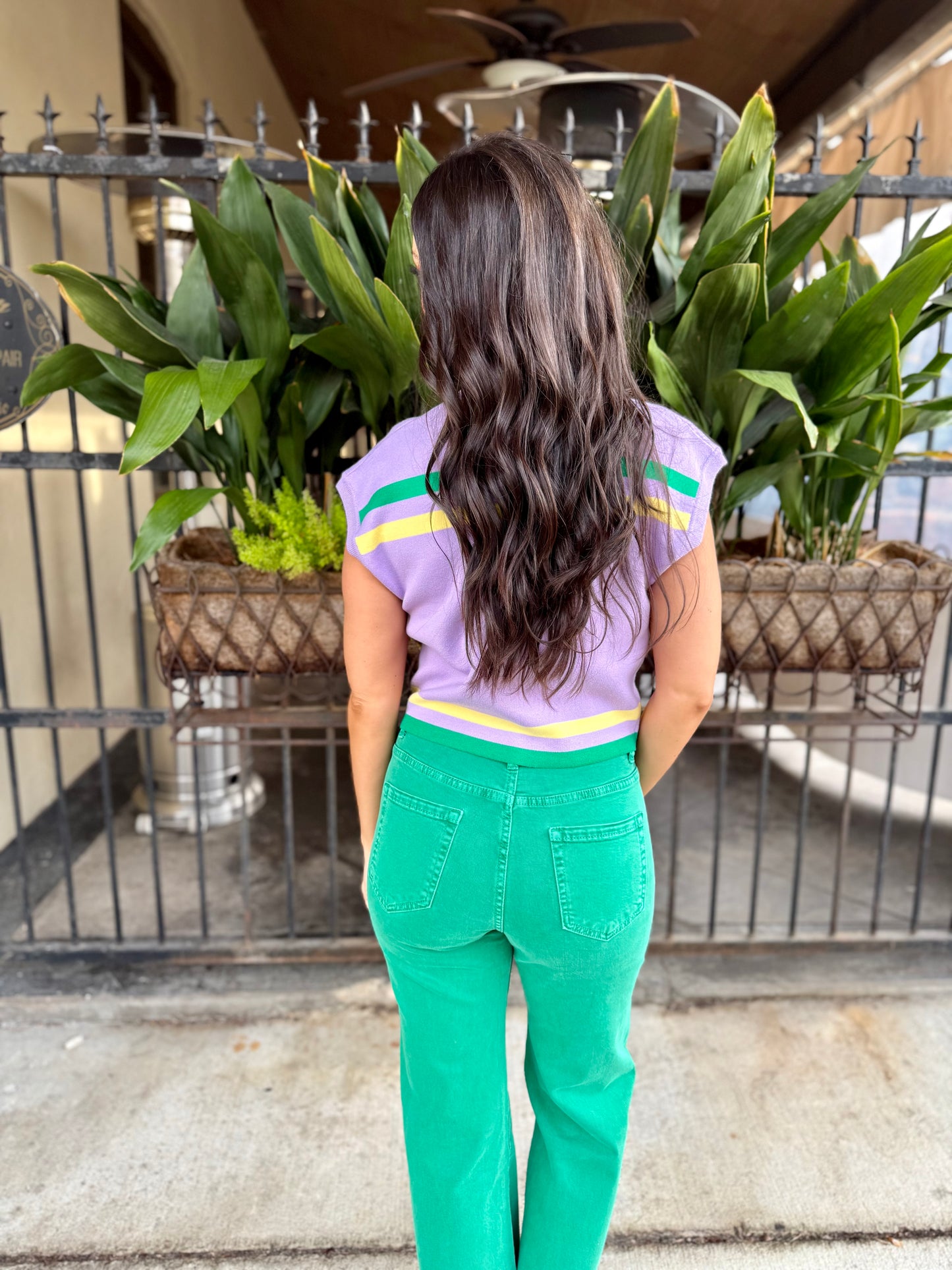 MG Queen Cake Striped Top