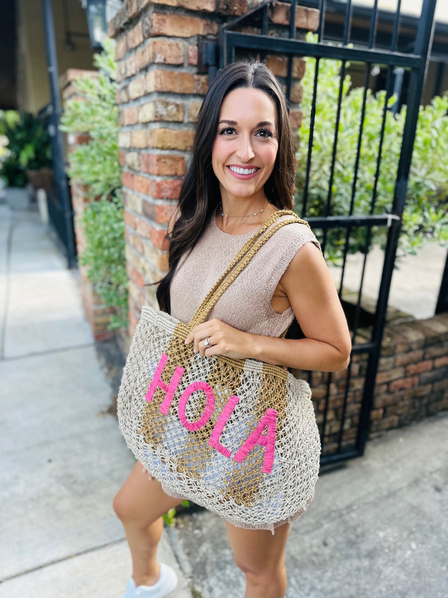 Z Supply Jute Tote- Hola