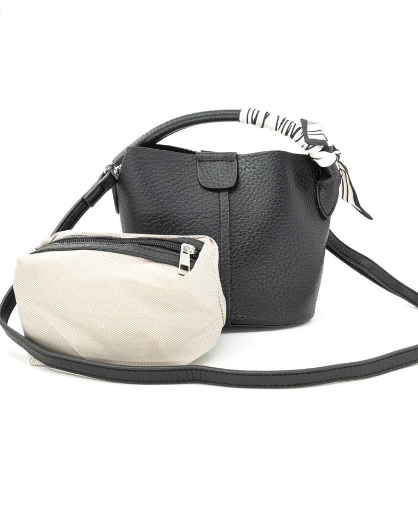 Shelley Crossbody Bag- White