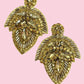 Gold Glam Earrings-Gold
