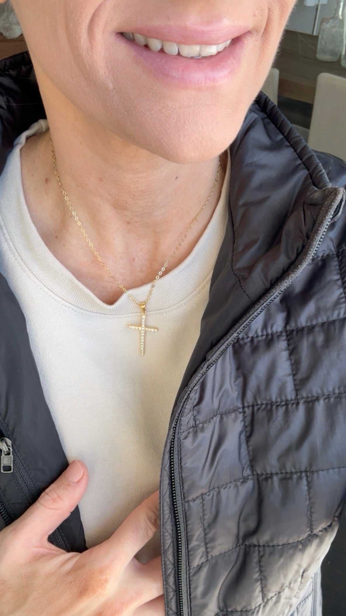 Thin Cross Necklace