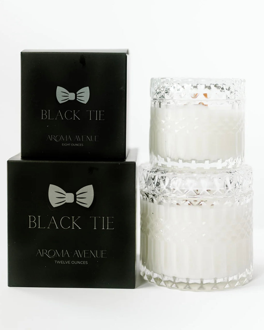 Aroma Avenue Candle- 12 oz Black Tie