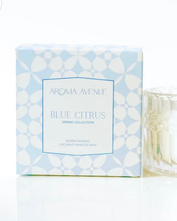 Aroma Avenue Candle- Blue Citrus