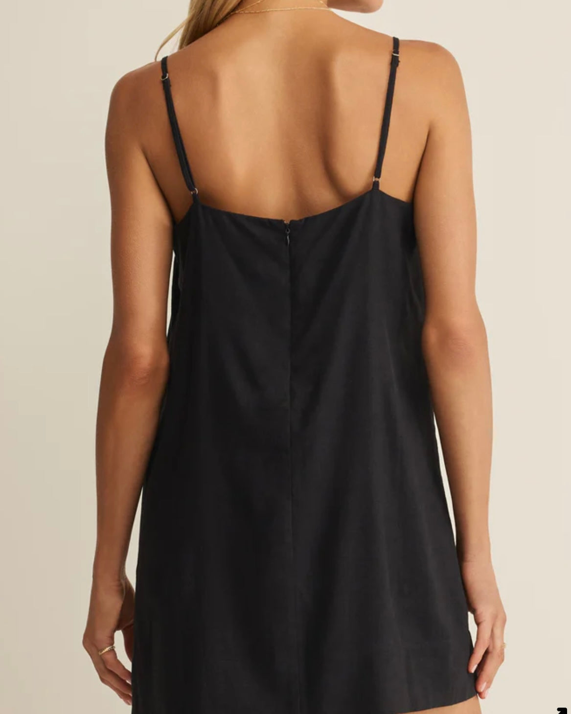 Z Supply Maude Mini Dress- Black