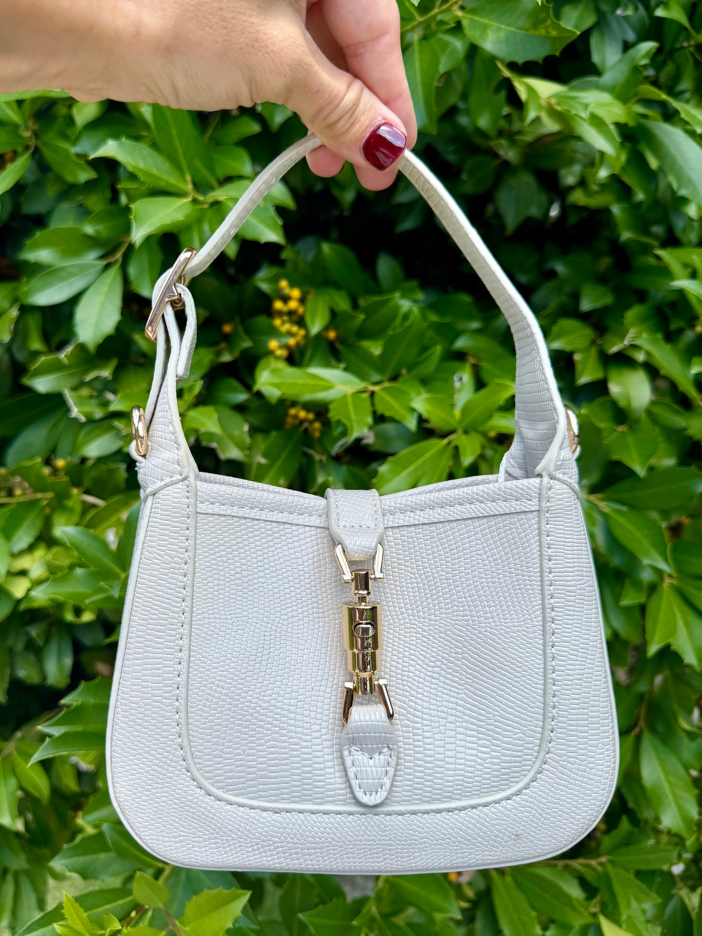 Mini Paige Clear Bag- Ivory