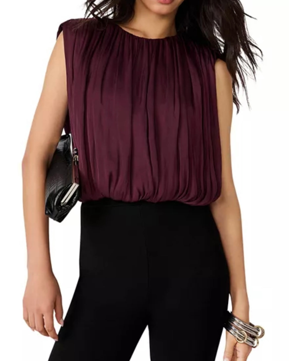 Milana Top- Purple Wine