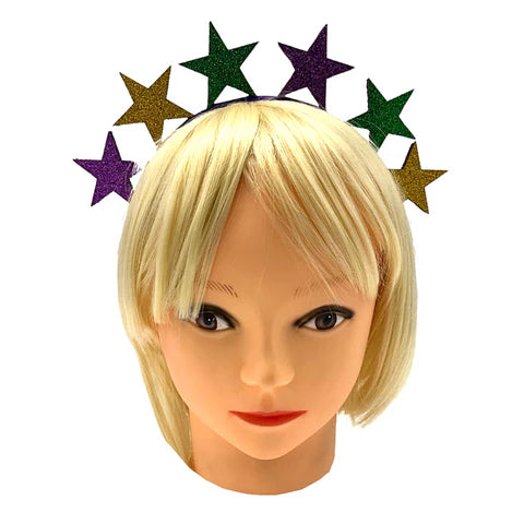 Mardi Gras Star Headband