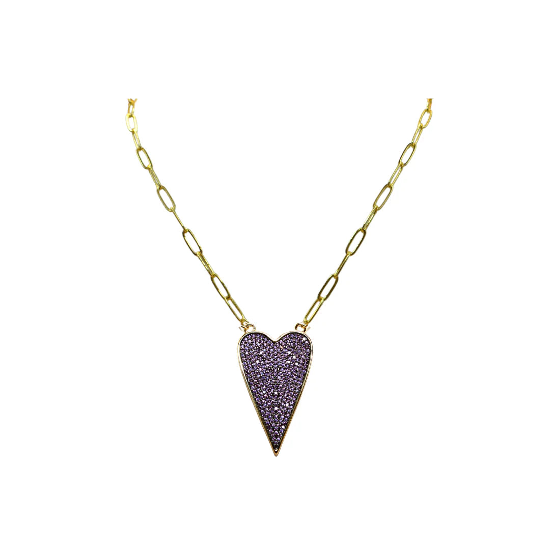 True Love Necklace- Purple