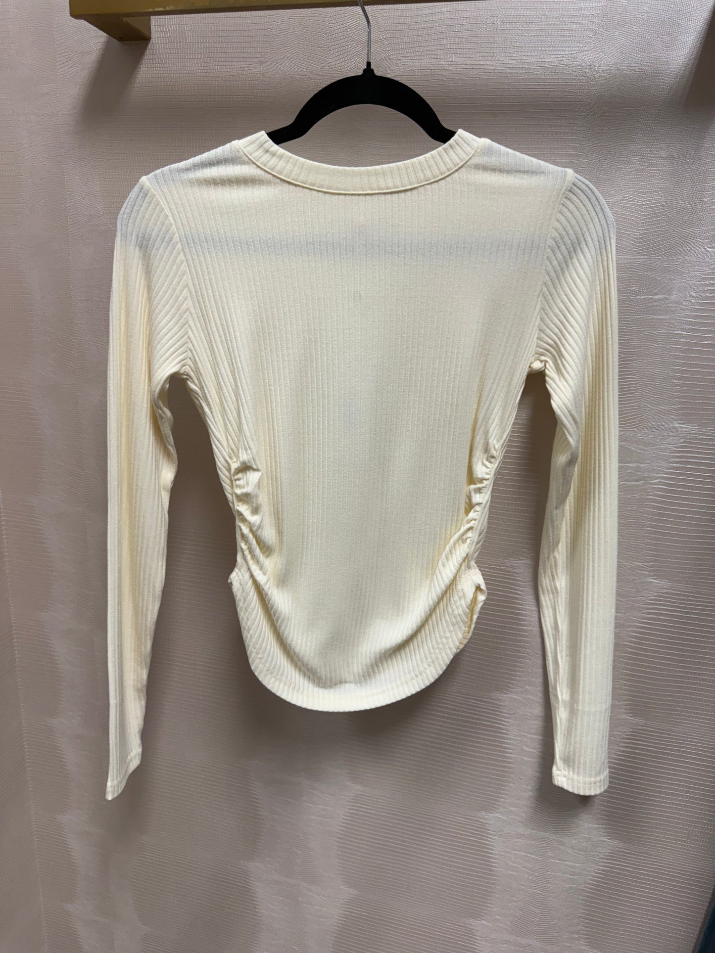Esther Crew Neck Top- Ivory