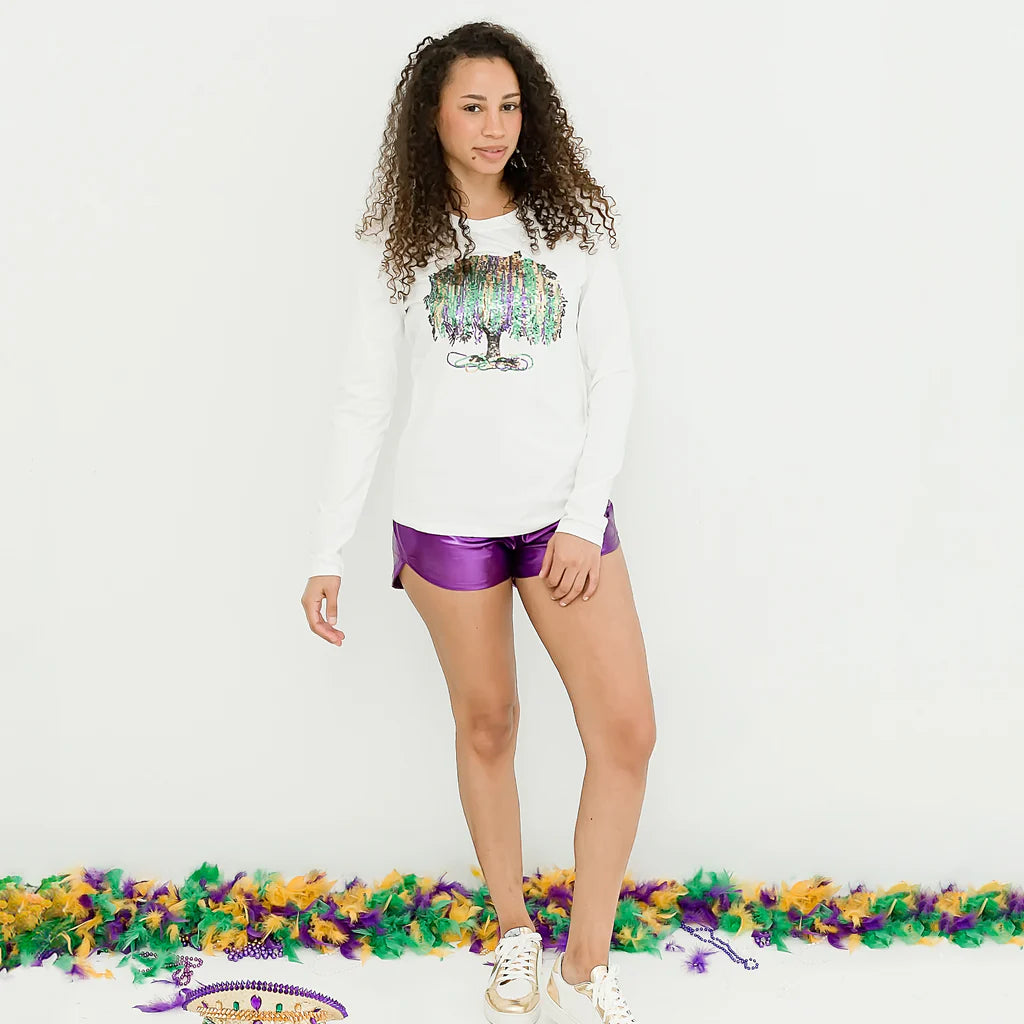 Mardi Gras LS Bead Tree