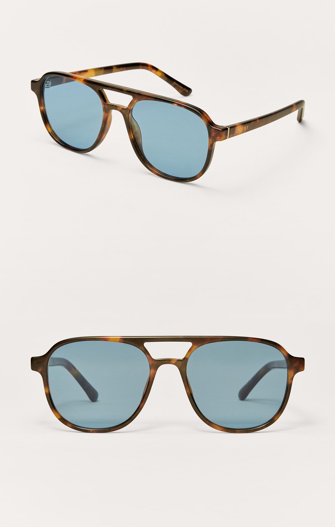 Sunglasses- Z Supply Tourist Tortoise Blue